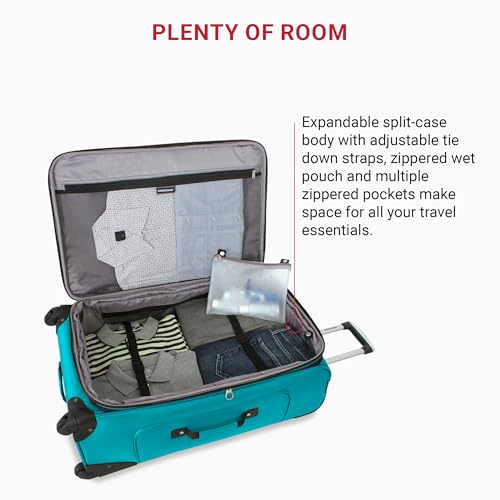 SwissGear Sion Softside Expandable Luggage, Black, 29-Inch C81483