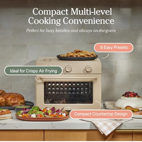 Our Place Wonder Oven 6-in-1 Air Fryer & Toaster Oven with Steam Infusion, Char J748