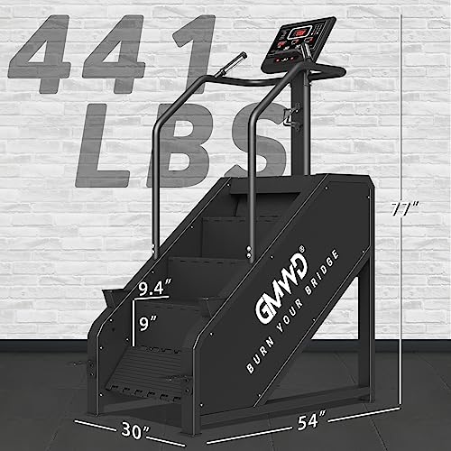 GMWD Stair Stepper with LED Screen, 15 Resistance Levels, 441LBS K61813