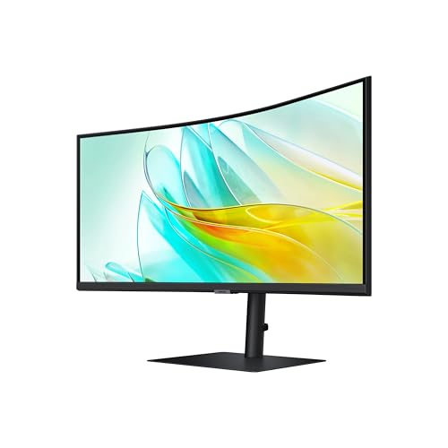 SAMSUNG Viewfinity S65UA 34-Inch Ultrawide QHD Curved Monitor, 100Hz, USB-C, Black B208