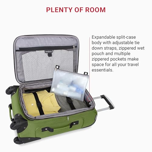 SwissGear Sion Softside Expandable Luggage, Black, 29-Inch C81483