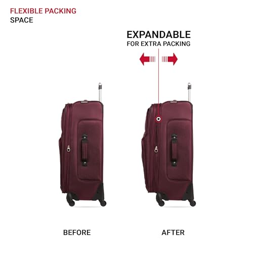 SwissGear Sion Softside Expandable Luggage, Black, 29-Inch C81483