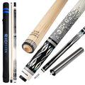 KONLLEN Pool Cue Stick Pro Taper Canadian Maple Billiard Pool Sticks for Adults with Low Deflection Shaft (10.5mm/11.5mm/12.5mm Tip) Professional Billiard Cue Set with Extension and Cue Case