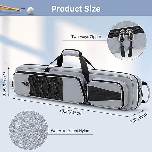 4x5 Pool Cue Case with Shoulder Strap B124
