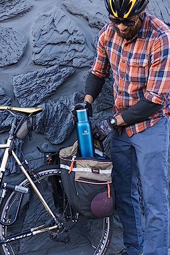 Stanley Adventure-To-Go Vacuum Bottle 25 oz Wide Mouth Insulated Stainless Steel Thermos, Blue Glow D5617