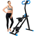 Vertical Climber Stair Stepper with Adjustable Handlebar for Home U9704