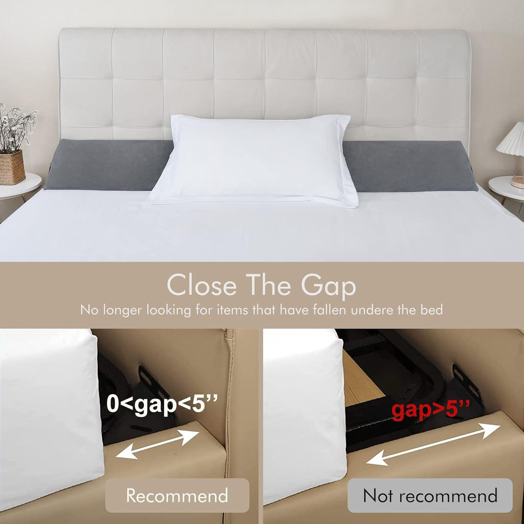 Vekkia Bed Wedge Pillow for Headboard Gap, Queen G237