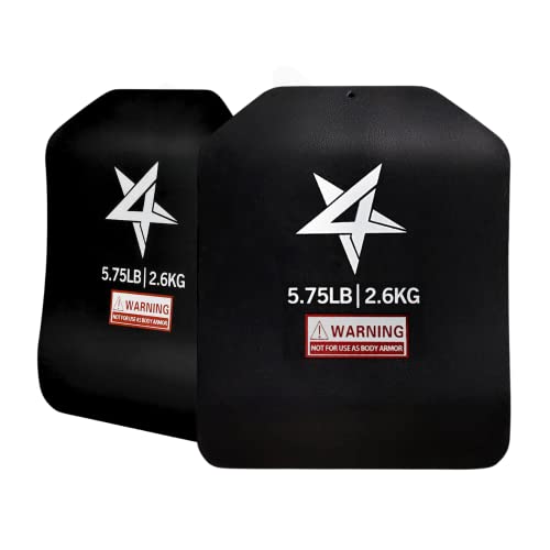 Yes4All Weight Vest Plates 5.75-19.75LB Pairs, Curved Ergonomic Design T472741