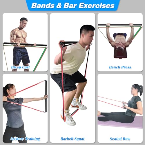 Brebebe Door Anchor Strap for Resistance Bands, Multi Point Gym Attachment, Home Fitness Equipment U4872