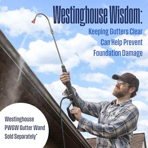 Westinghouse WPX3400 Gas Pressure Washer, 3400 PSI, Onboard Soap Tank B16039