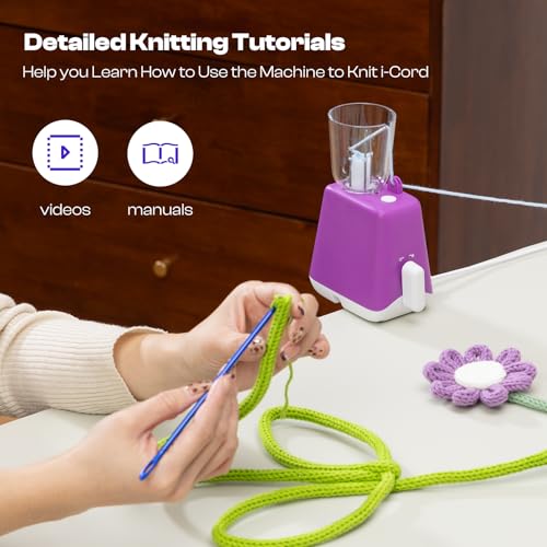 Caydo i Cord Knitting Machine, Electric iCord Maker Tool S14428