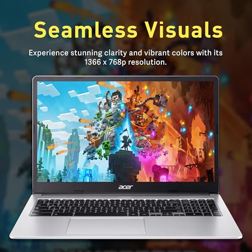 Acer Chromebook 315 Laptop 15.6" Full HD, Intel Celeron N4500, 4GB RAM, 64GB eMMC, Chrome OS P628753