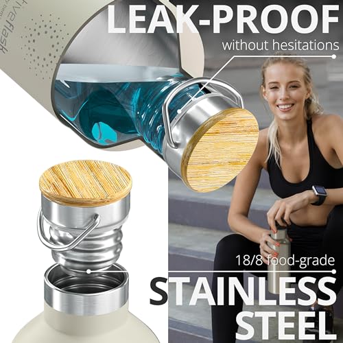 Active Flask 18/32 oz Stainless Steel Insulated Water Bottle with Straw P203