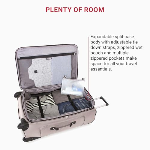 SwissGear Sion Softside Expandable Luggage, Black, 29-Inch C81483