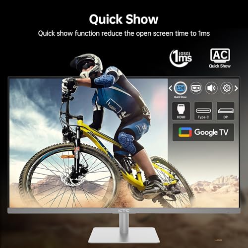 25 Inch Portable Smart TV with Touchscreen, Android 14, 8GB RAM + 128GB Storage A4881