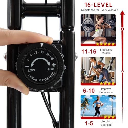 BARWING Foldable Exercise Bike for Home Workout, 350LB Capacity Z9564