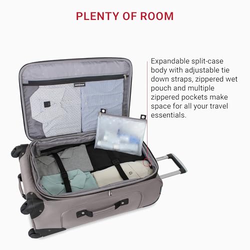 SwissGear Sion Softside Expandable Luggage, Black, 29-Inch C81483