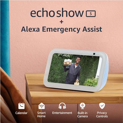 Amazon Echo Show 5 Smart Display, Cloud Blue K726