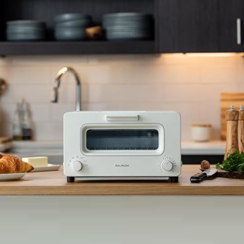 BALMUDA The Toaster Steam Oven Toaster, 5 Cooking Modes, Gray, US Version Z54734