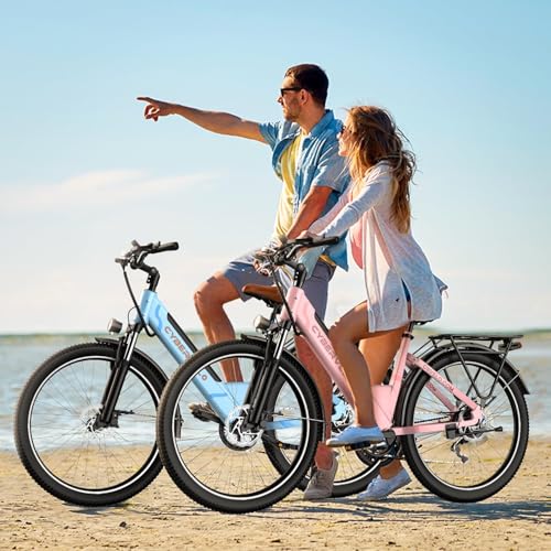 1000 Peak Electric Bike for Adults, 80 Miles Removable Battery, 26" 7-Speed D960