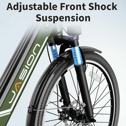 Jasion Roamer Electric Bike for Adults, 1200W Peak Motor, 528WH Removable Battery, 60 Miles Range Y948691