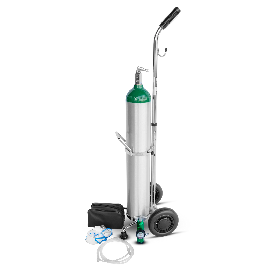 Portable Oxygen Tank - Oxygen Tank Complete Set  - USA Made