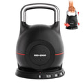 7-in-1 Adjustable Kettlebell, Quick-Adjust Kettlebell for Strength Training, 5-44 LBS Adjustable Weights for Home Gym