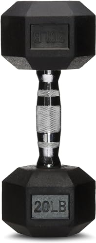 Amazon Basics Rubber Hex Dumbbell K648924