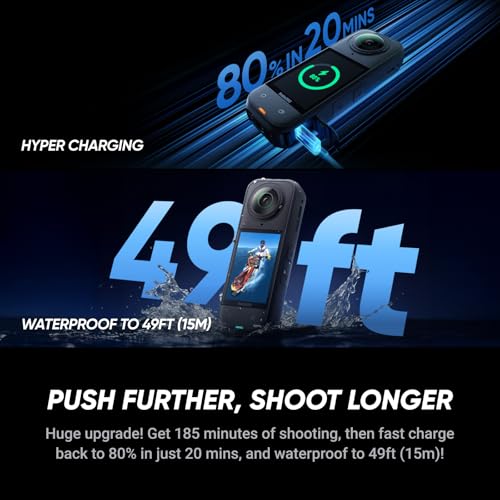 Insta360 X5 Motorcycle Bundle Waterproof 8K 360° Action Camera W639638