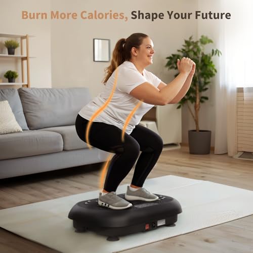 Vibration Plate Exercise Machine for Whole Body Workout at Home S398289