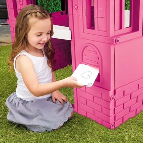 Little Tikes Cape Cottage Pretend Princess Playhouse for Kids, Pink P455