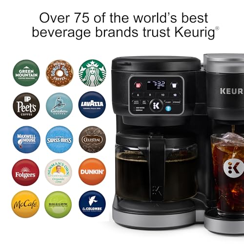 Keurig K-Duo Hot & Iced Single Serve & Carafe Coffee Maker, 72oz Reservoir W9296