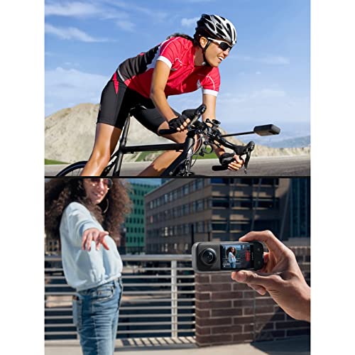 Insta360 X3 Motorcycle Kit - Waterproof 360 Action Camera with 5.7K HDR Video E78107