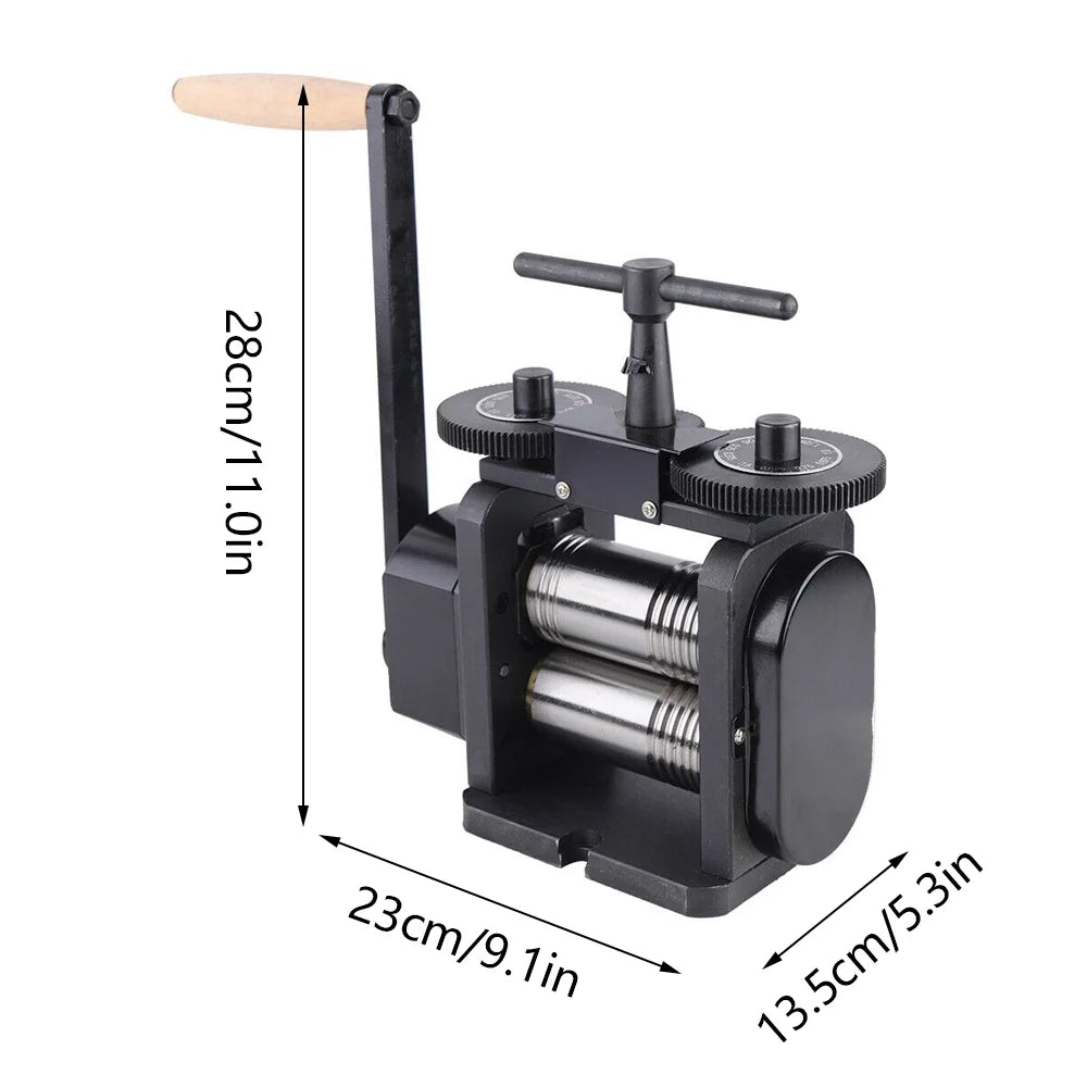 Fichiouy Jewelry Rolling Mill Machine 110mm Manual Combination Rolling Mill Y224584