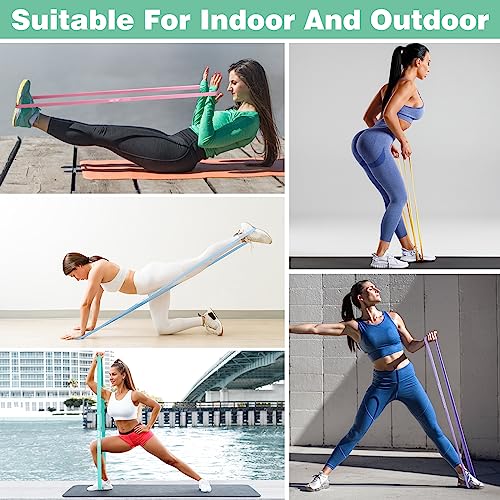 Resistance Bands Set with Door Anchor for Home Gym Workout D603