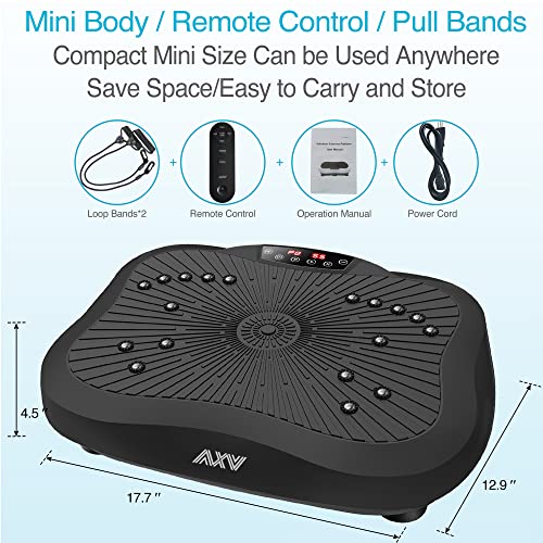 AXV Vibration Plate Exercise Machine Whole Body Workout Fitness Platform K84986