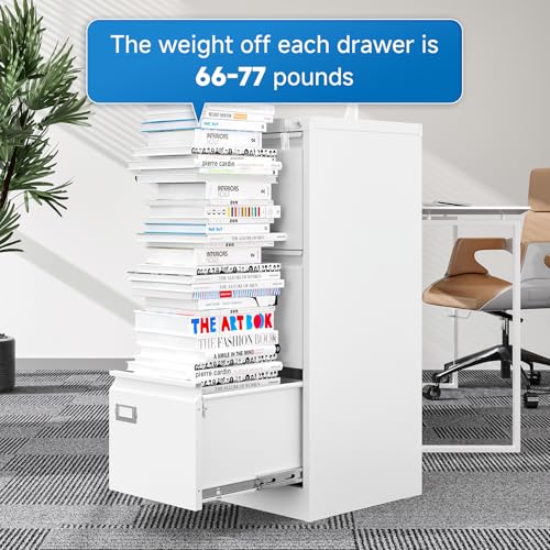 2 Drawer Vertical File Cabinet with Lock for Letter Size, Steel Office Storage Y50014