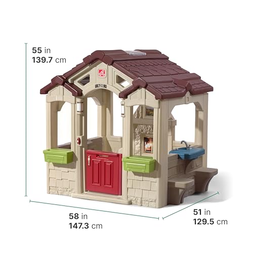 Step2 Charming Cottage Kids Playhouse Indoor/Outdoor Playset X61714