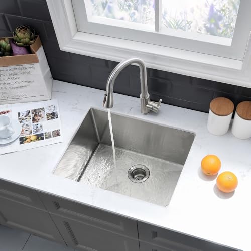 VASOYO Stainless Steel Undermount Laundry Sink 23x18x13 H4912