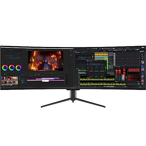 INNOCN 49" Curved Ultrawide Gaming Monitor 120Hz QHD 32:9 E79455