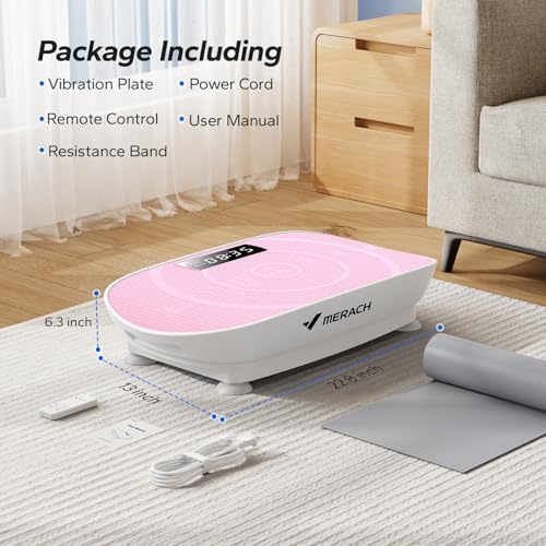 MERACH Vibration Plate Exercise Machine for Whole Body Workout at Home A4467
