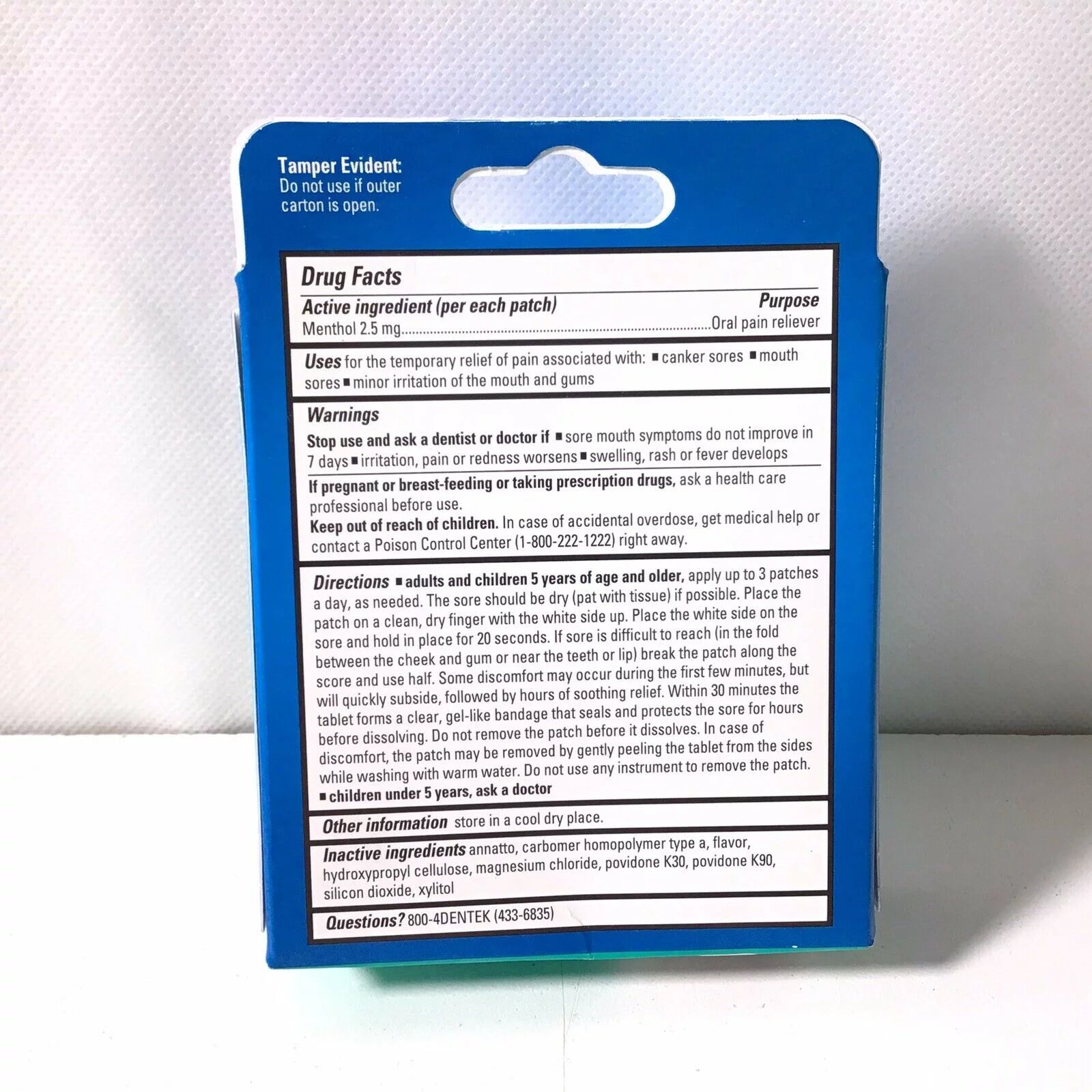 DenTek Canker Cover Sore Patch, 6 Count (Pack of 2) A97854