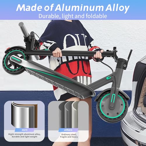 Electric Scooter for Adults, 19Mph, 15/21 Miles Range, Foldable with App Control O825633