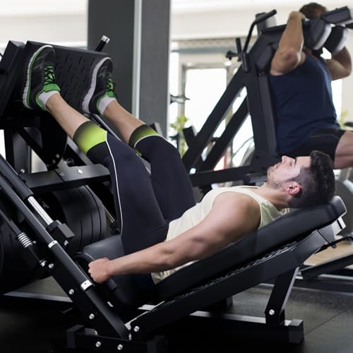 RitFit Leg Press Hack Squat Machine, Adjustable for Home Gym E5729