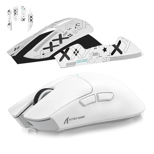 Attack Shark X11 59g Superlight Wireless Gaming Mouse with RGB Charging Dock, Black W869