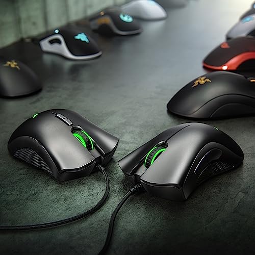 Razer DeathAdder Essential Gaming Mouse, 6400 DPI Optical Sensor, Black B344
