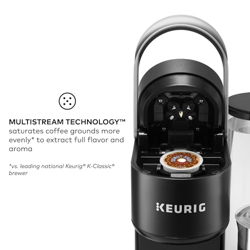 Keurig K-Cafe Single-Serve Coffee, Latte & Cappuccino Maker with Milk Frother, Dark Charcoal H6761