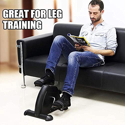 Mini Exercise Bike, AGM Under Desk Pedal Exerciser with LCD Display F9243