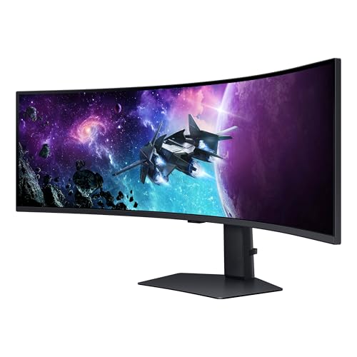 SAMSUNG 49" Odyssey G9 (G95C) DQHD 1000R Curved Gaming Monitor, 240Hz, 1ms, DisplayHDR 1000 L9256