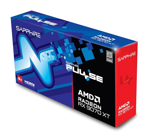 Sapphire Pulse AMD Radeon RX 9070 XT Gaming Graphics Card 16GB GDDR6 E844487